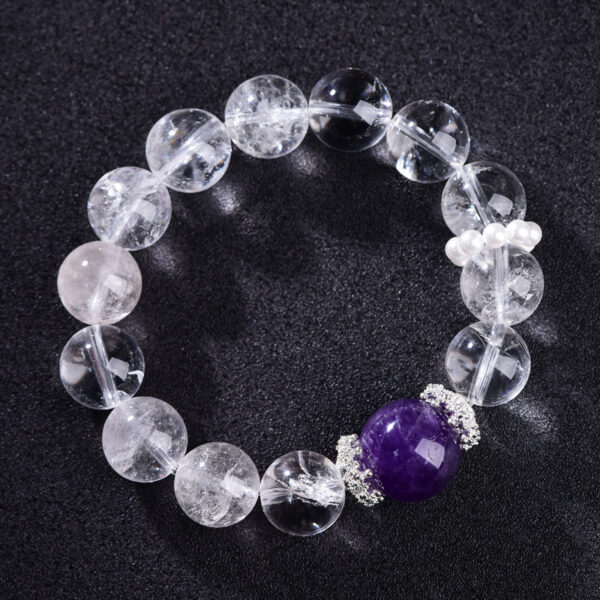 White Crystal Bracelet - Image 3