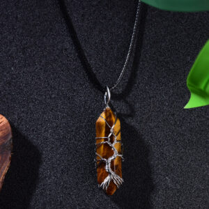 Tiger Eye Stone Pendant