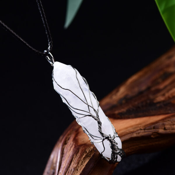 White Crystal Pendant - Image 4