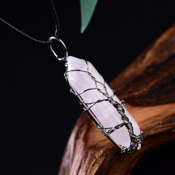 Pink Crystal Pendant - Image 2