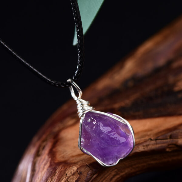 Natural Amethyst  Pendant - Image 4