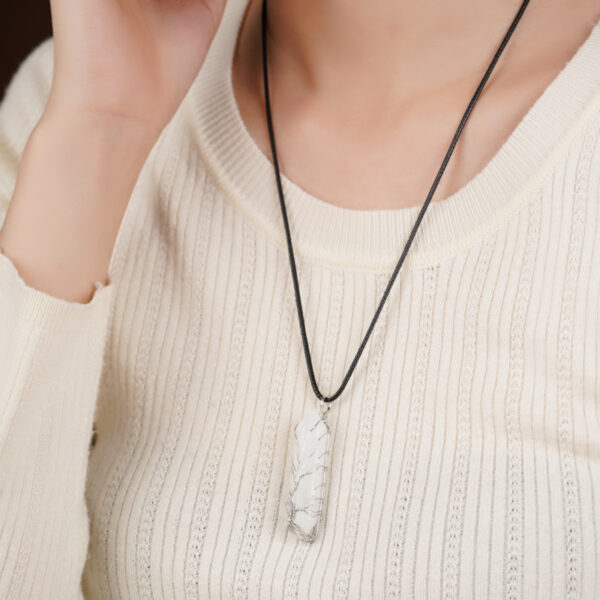 White Crystal Pendant - Image 3
