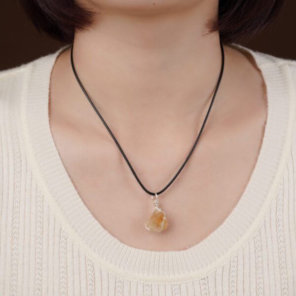 Natural Citrine Pendant - Image 4