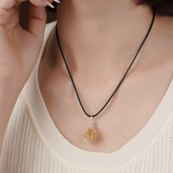 Natural Citrine Pendant - Image 2