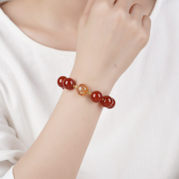 Red Agate Bracelet - Image 4