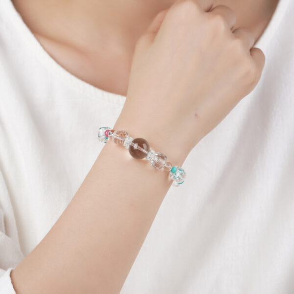 White Crystal Bracelet - Image 4