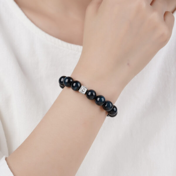 Blue Tiger Eye Stone Bracelets - Image 4