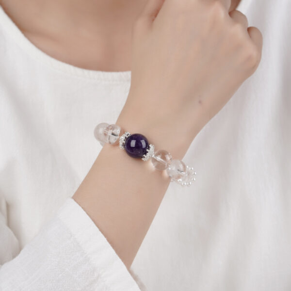 White Crystal Bracelet - Image 4