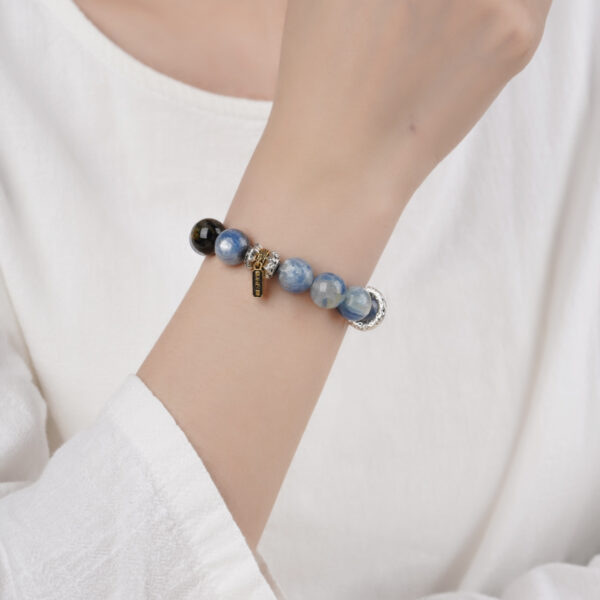 Monet Garden Blue Crystal Bracelet - Image 3